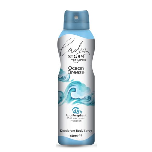 STORM női deo spray izzadásgátló OCEAN BREEZE 150 ML