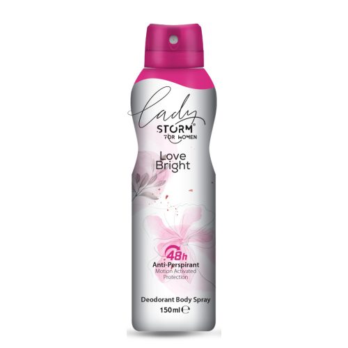 STORM női deo spray izzadásgátló LOVE BRIGHT 150 ML