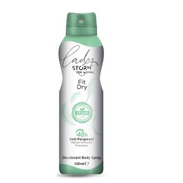 STORM női deo spray izzadásgátló FIT DRY vegán 150 ML