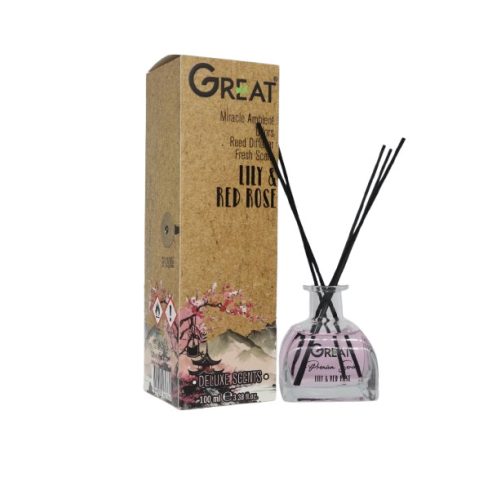 GREAT PRÉMIUM LILY & RED ROSE Illatdiffúzor 100 ML