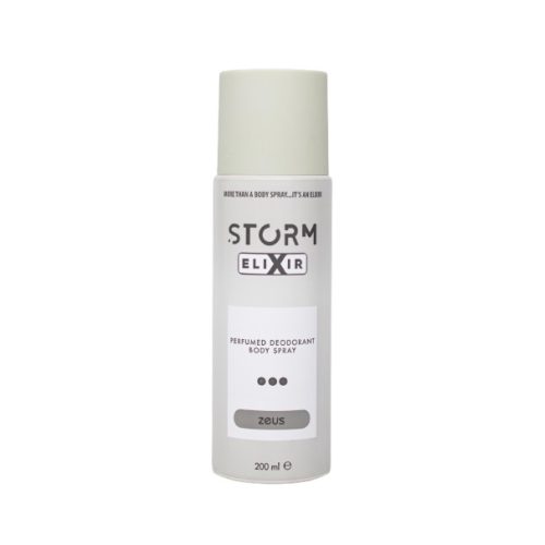 STORM ELIXIR parfümös dezodor spray deodorant ZEUS 200 ML