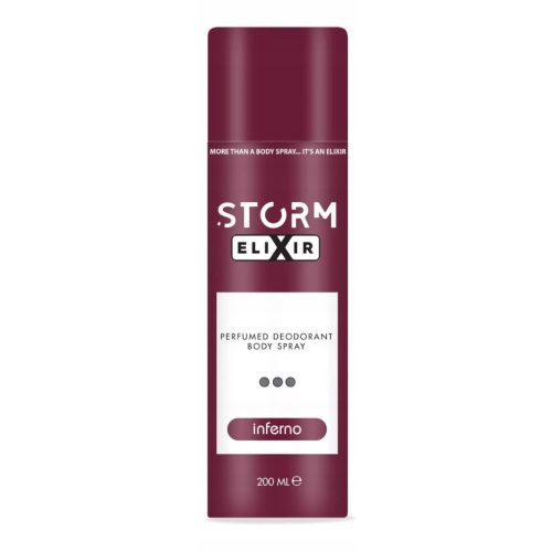 STORM ELIXIR parfümös dezodor spray deodorant INFERNO 200ML