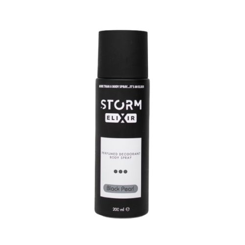 STORM ELIXIR parfümös dezodor spray deodorant BLACK PEARL 200ML