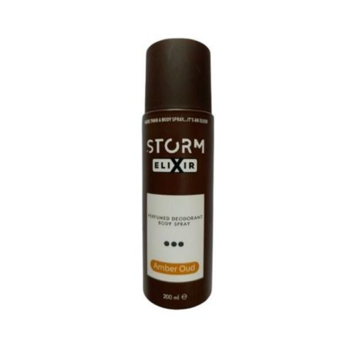 STORM ELIXIR parfümös dezodor spray deodorant AMBER OUD 200ML