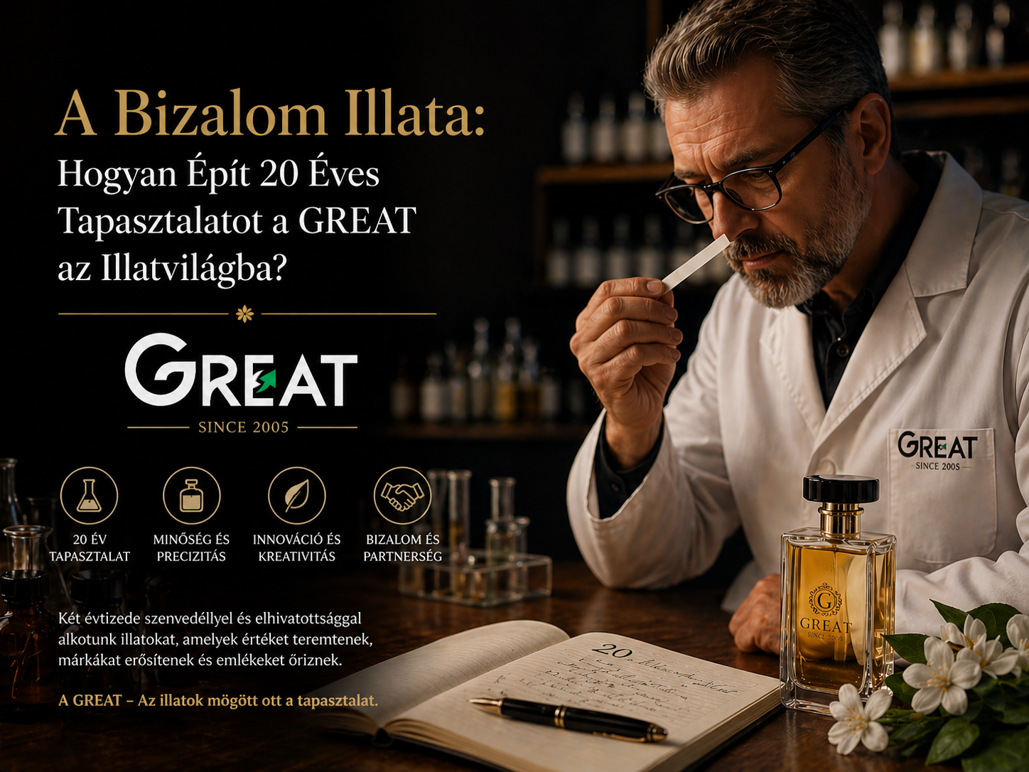 A Bizalom Illata: Hogyan Épít 20 Éves Tapasztalatot a GREAT az Illatvilágba?